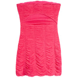 Ruched Strapless Mini Dress - Denny's