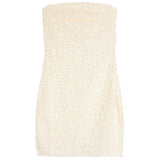 Shirred Tube Mini Dress