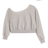 Off Shoulder Sweatshirtt