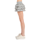 Ruffle Mini Skirt