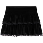 Velvet Ruffle Skirt - Denny's