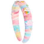 Velvet Plush Charm Spa Headband - Denny's