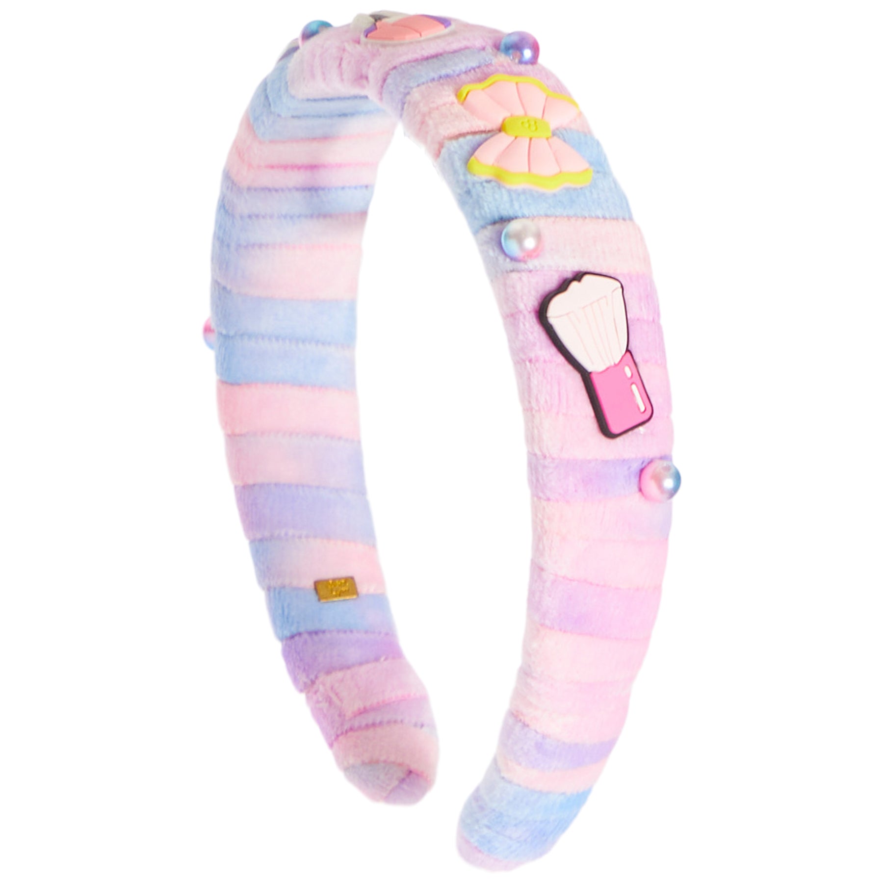 Velvet Plush Makeup Charm Spa Headband - Denny's