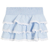 Gingham Ruffle Skirt