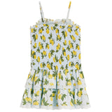 Allover Lemon Smock Dress