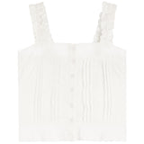 Lace Button Down Tank