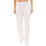 White Floral Pattern Pant - Denny's