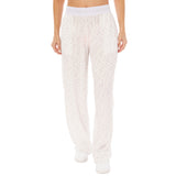 White Floral Pattern Pant - Denny's