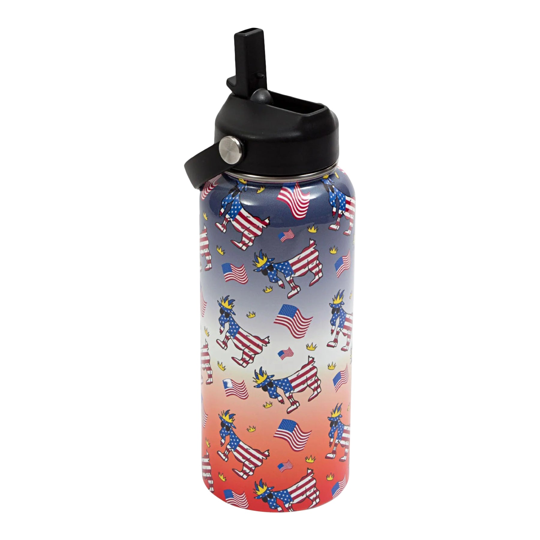 Printed 32oz Water Bottle - Freedom - Denny's