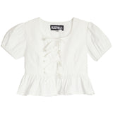 Short Sleeve Ties Top - Denny's