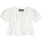 Short Sleeve Ties Top - Denny's