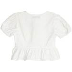 Short Sleeve Ties Top - Denny's