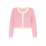 Whitney Cream Trim Cardigan