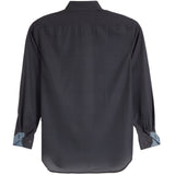 Indigo Geo Dress Shirt