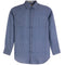 A long-sleeve button-down shirt with a blue and red micro-check pattern, displayed on a clean white background.