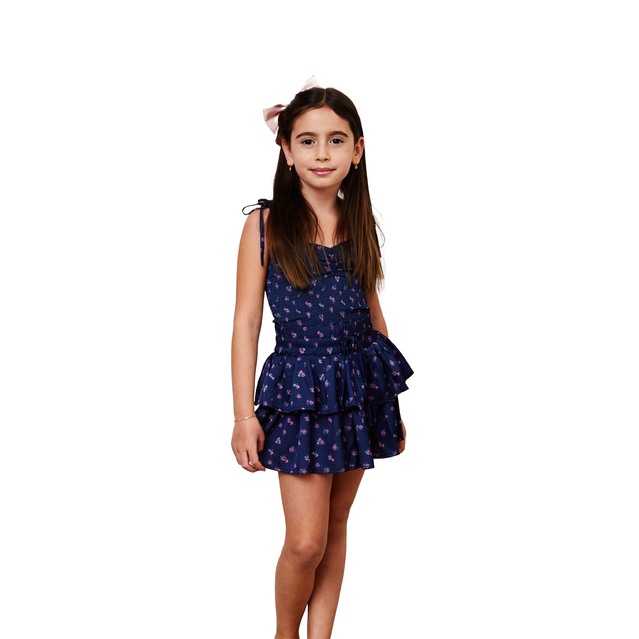 Willow Rose Satin Skirt - Denny's