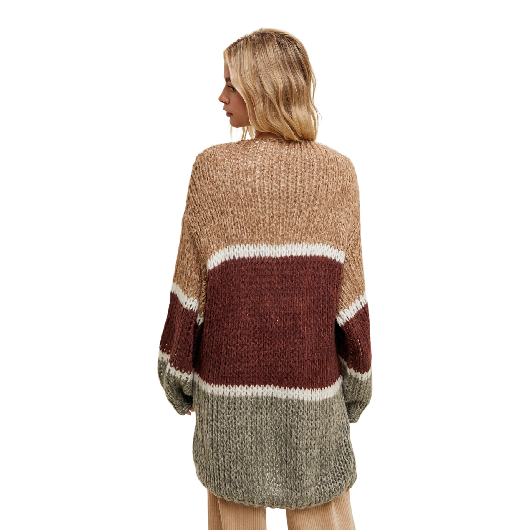 Colorblock Cardigan - Denny's