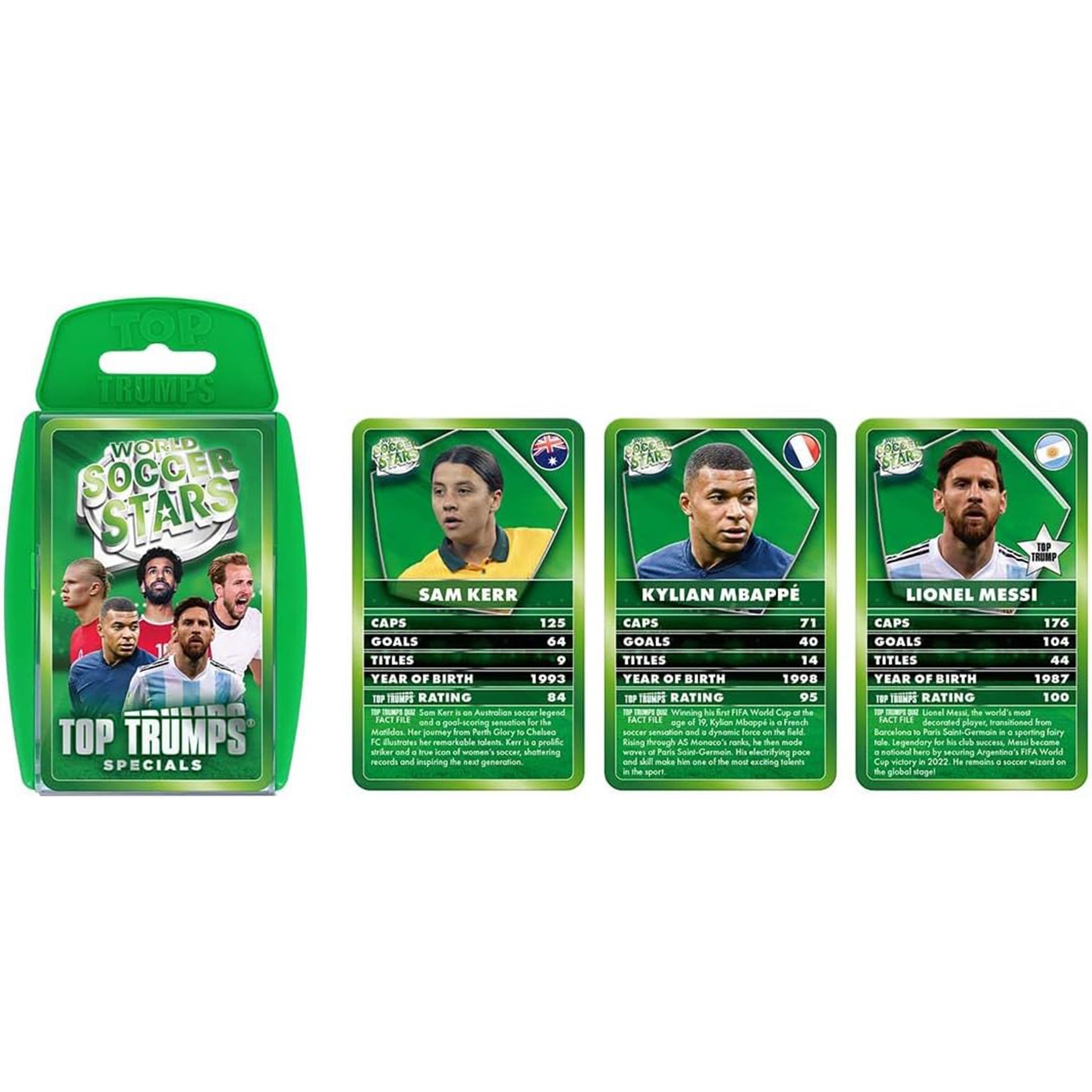 Top Trumps World Soccer Stars - Denny's