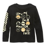 Monster Face Long Sleeve Tee - Denny's