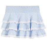 Gingham Ruffle Skirt