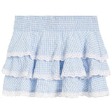 Gingham Ruffle Skirt