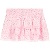Floral Lace Ruffle Skirt