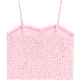 Floral Tank With Lace Trim