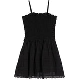 Smock Dress With Lace Trim