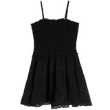 Smock Dress With Lace Trim