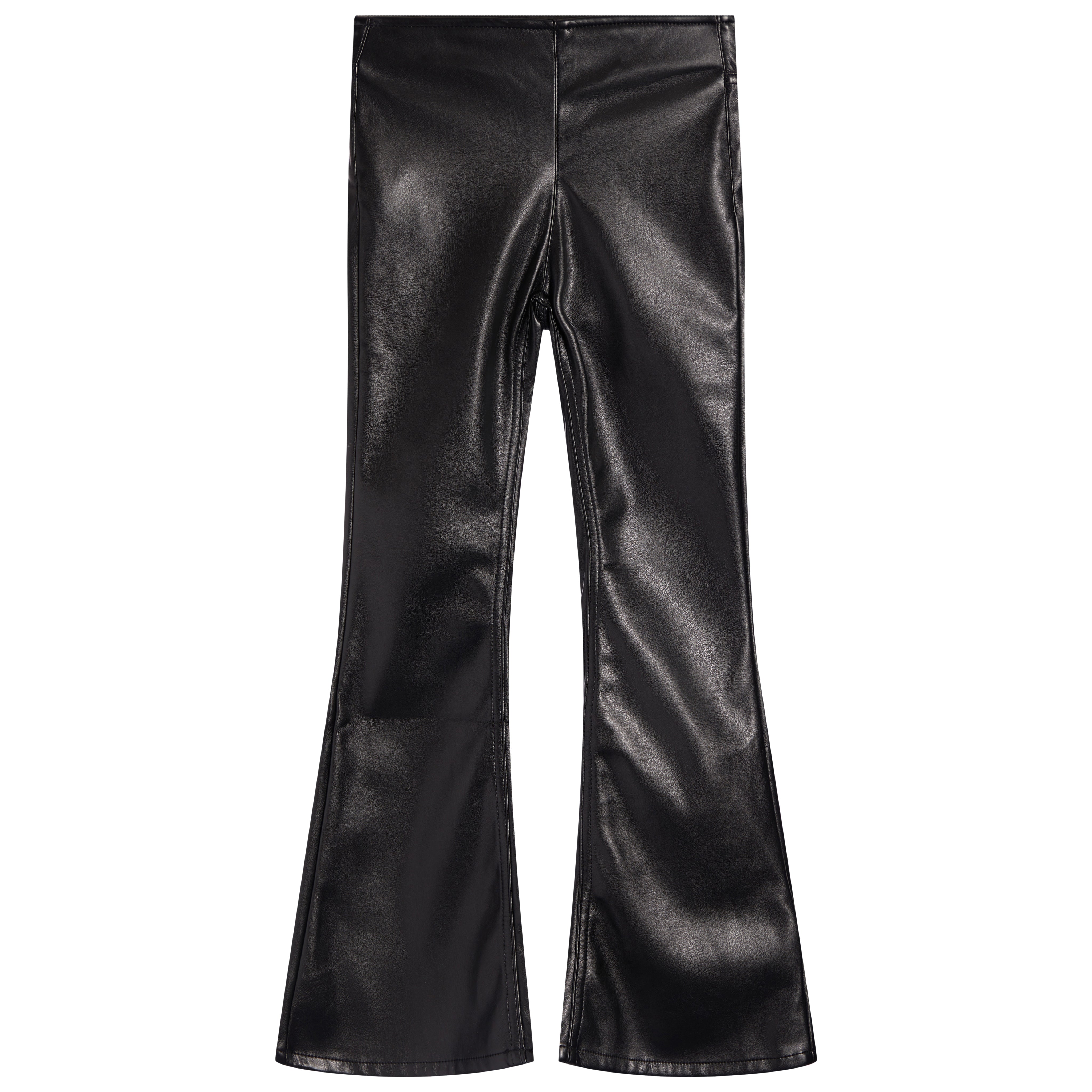 Woodstock Vegan Leather Flare Pant - Denny's
