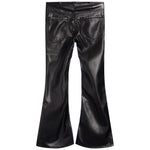 Woodstock Vegan Leather Flare Pant - Denny's