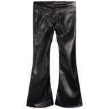 Woodstock Vegan Leather Flare Pant - Denny's