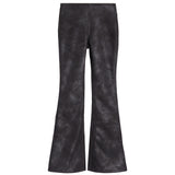 Woodstock Vegan Leather Flare Pant - Denny's