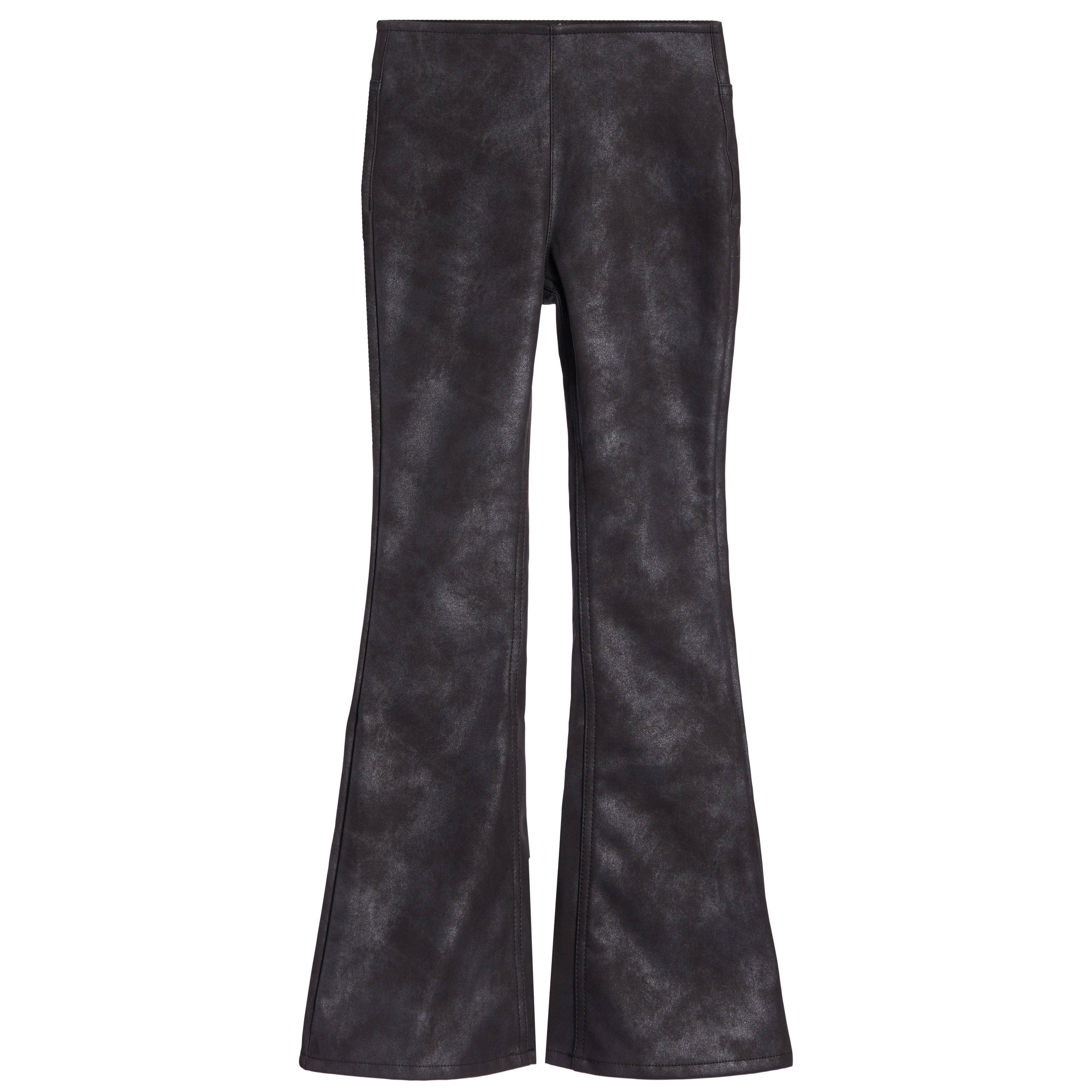 Woodstock Vegan Leather Flare Pant - Denny's