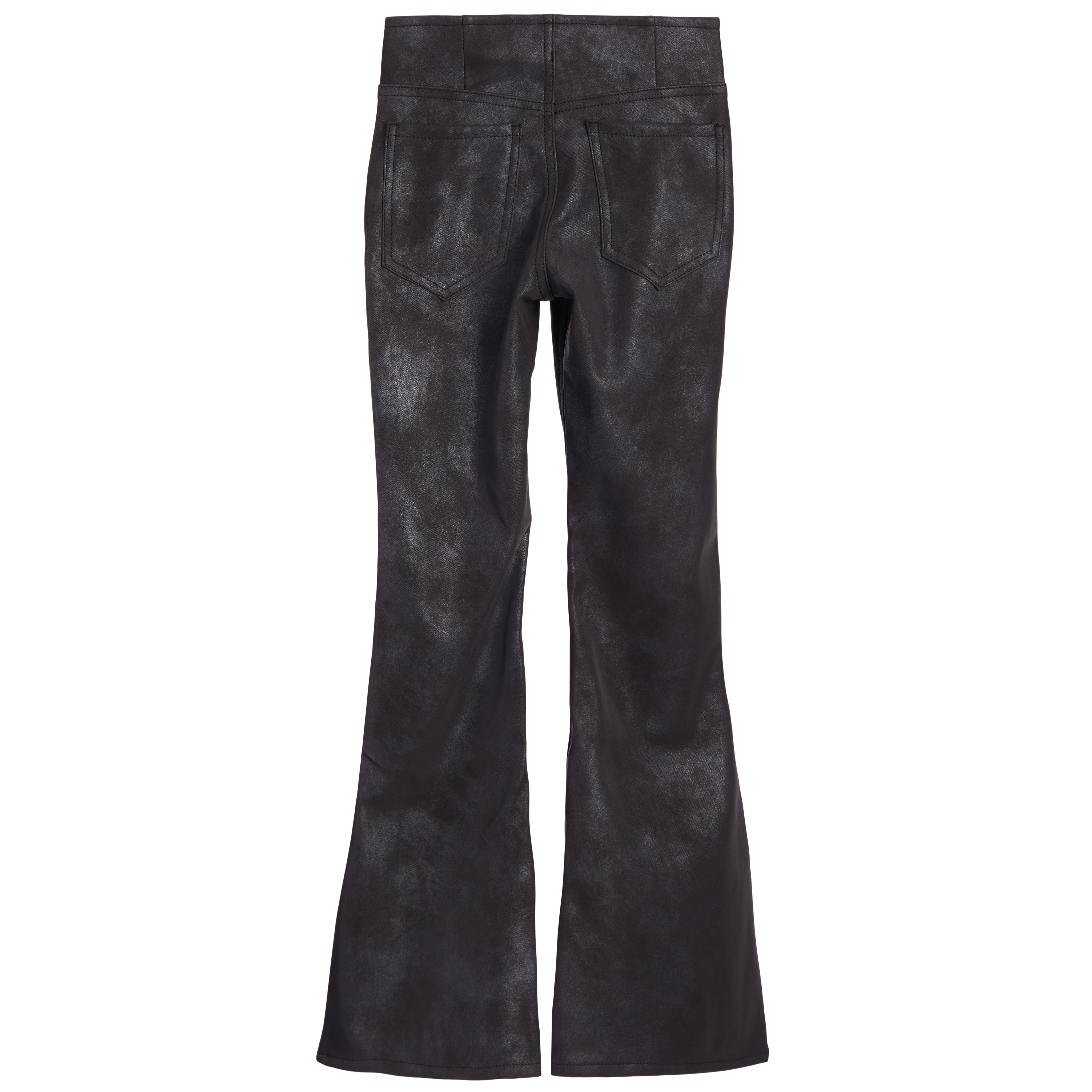 Woodstock Vegan Leather Flare Pant - Denny's