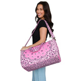 Pink Bandana Duffel Bag
