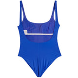 Solid 1 Piece Classic Bathing Suit