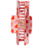 Charming Gingham And Heart Claw Clip - Denny's