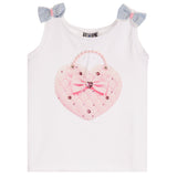 Pink Heart Purse Tank