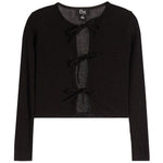 Front Ties Sparkle Cardigan - Denny's