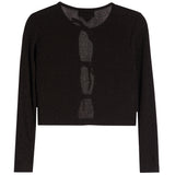 Front Ties Sparkle Cardigan - Denny's