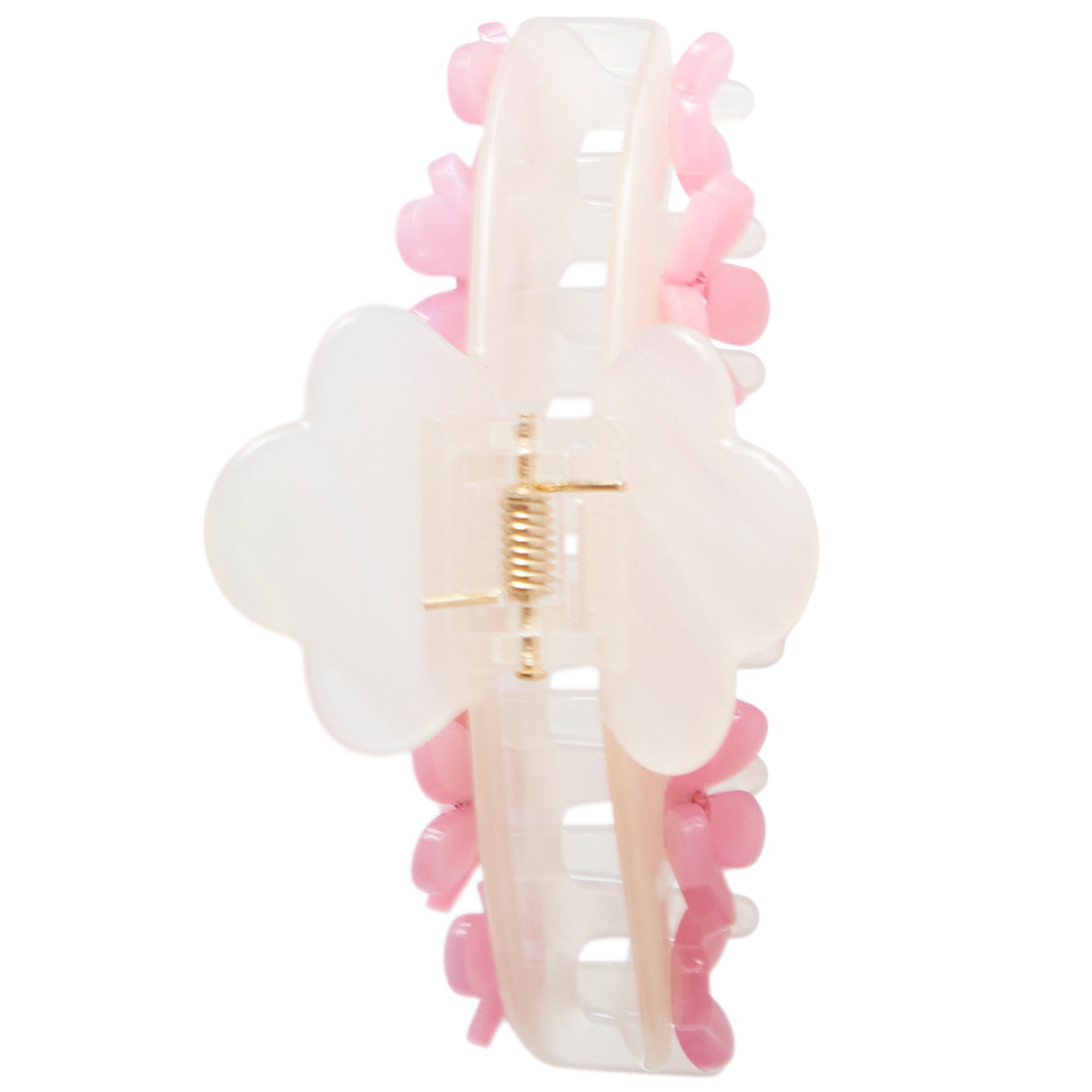 Pink Flowers Claw Clip - Denny's