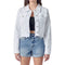 Uneven Frayed Fitted Jacket - Denny's