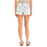 HR Fray Hem Denim Short
