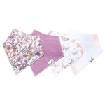 4pk Flora Bandana Bib - Denny's