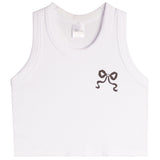 Bow Ribbed Tank - Denny's