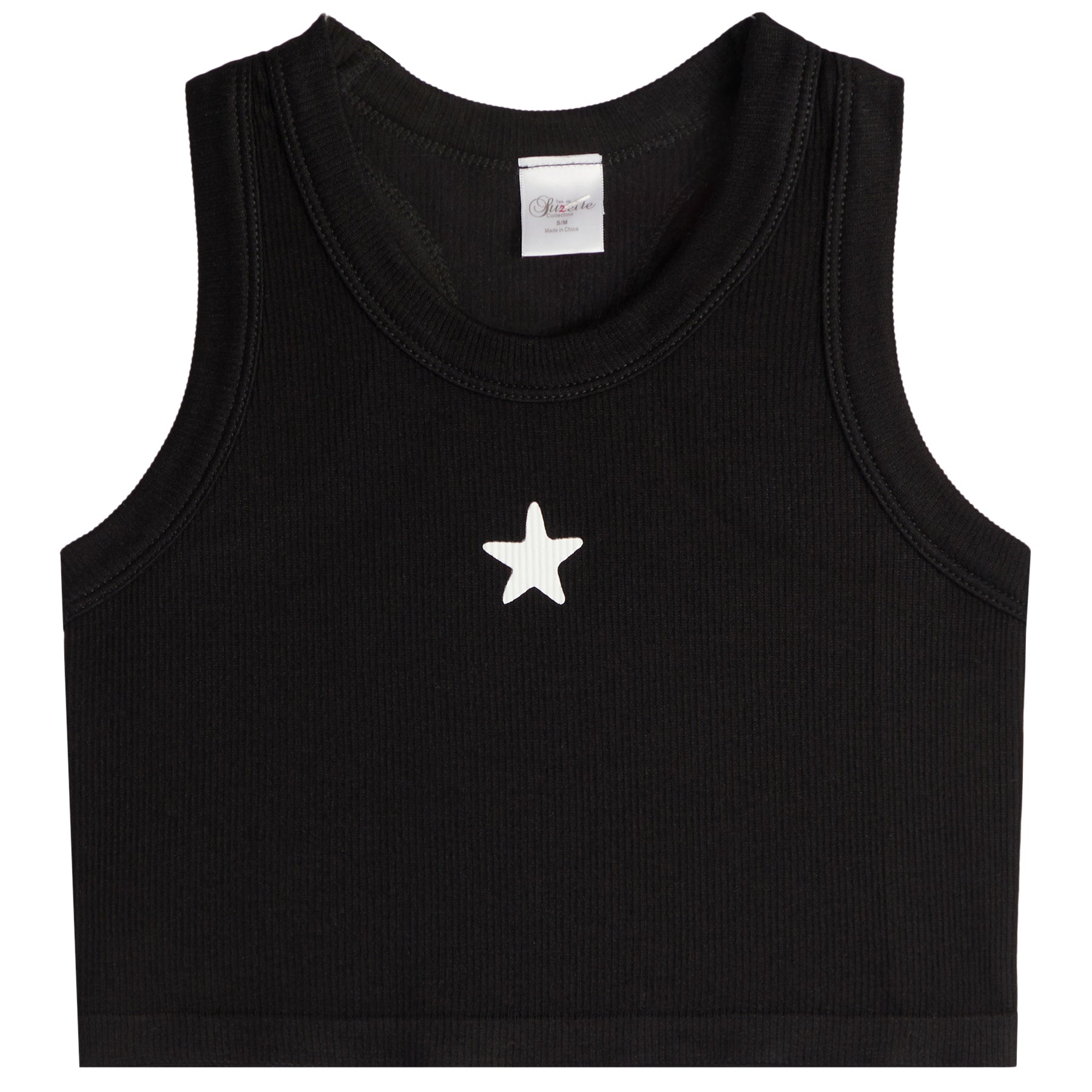 Star Ribbed Tank - Denny's