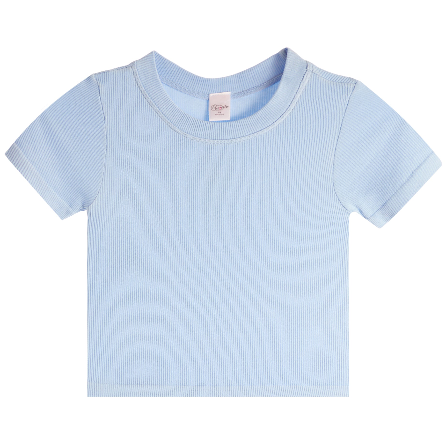 Ribbed Seamless Tee - Denny's