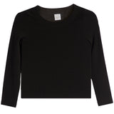 Long Sleeve Ribbed Top - Denny's
