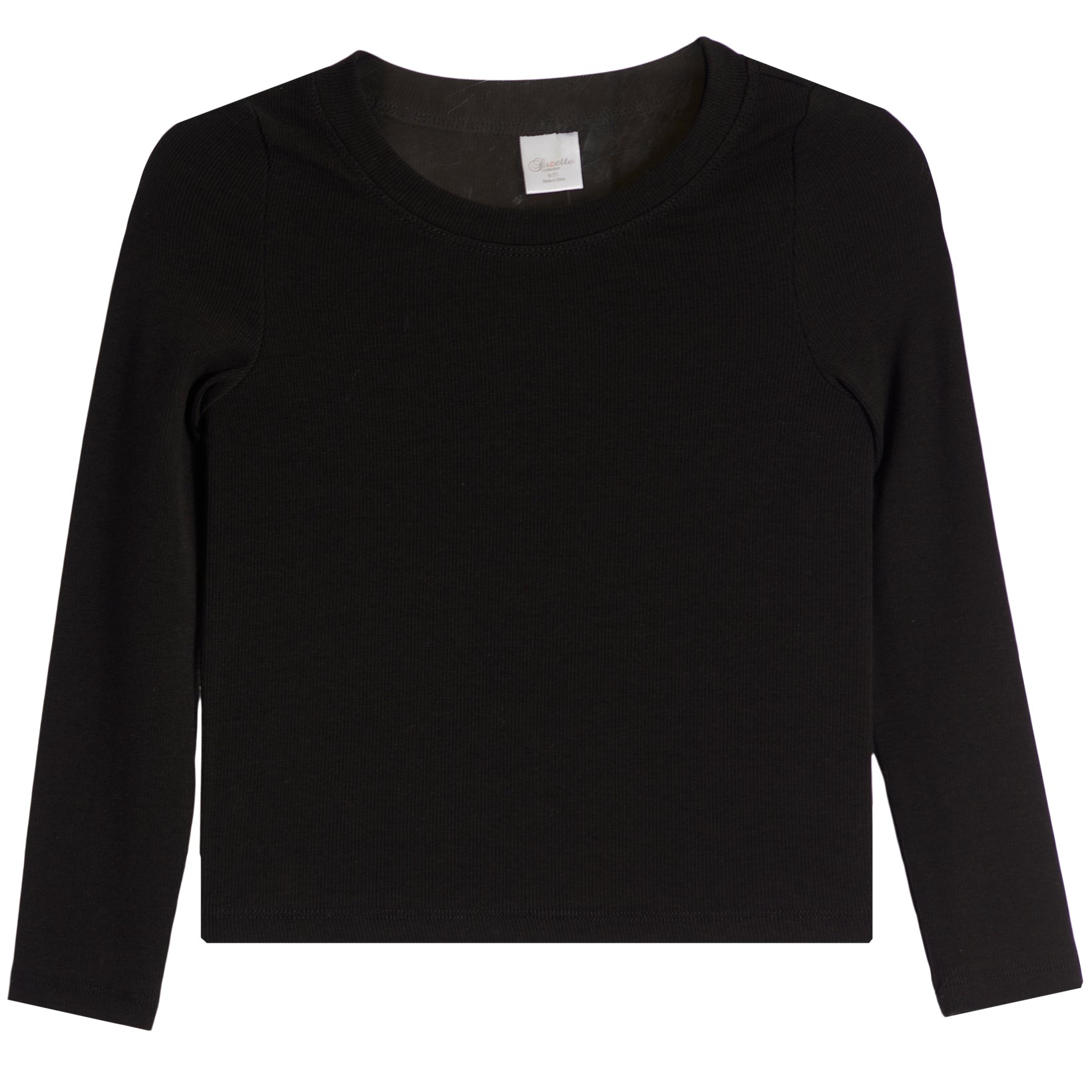 Long Sleeve Ribbed Top - Denny's